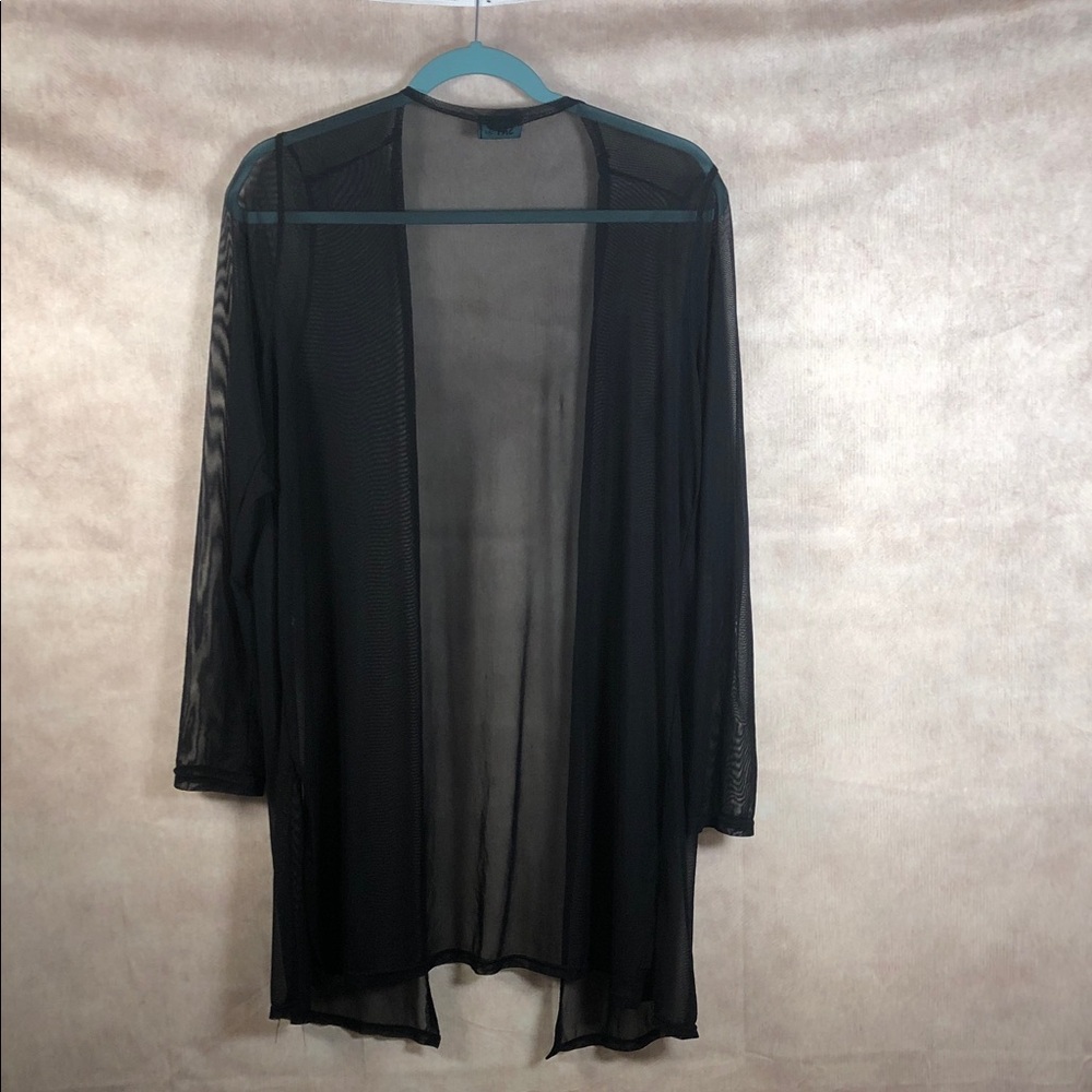 Black Sheer Swimsuit Coverup - Picture 6 of 6